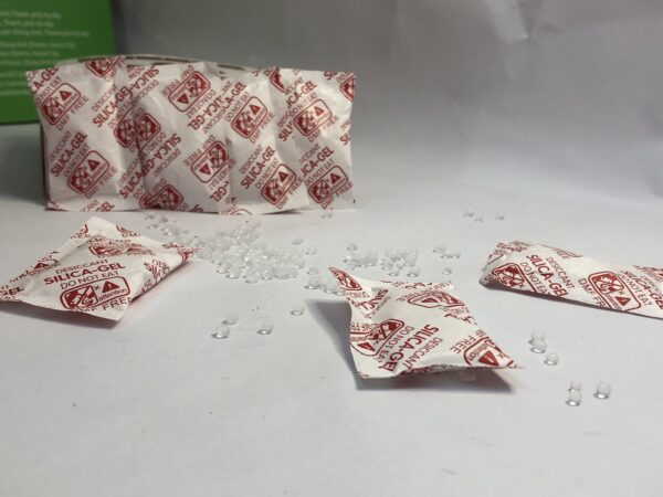 Cotton silica gel packet with natural breathable fabric
